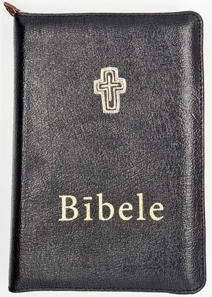 Bībele 1965.gada tulkojums, melna ar rāvējslēdzēju
