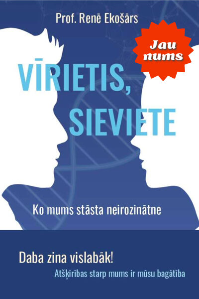 Vīrietis, sieviete. Ko mums stāsta neirozinātne